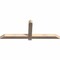Ekena Millwork Eugene Smooth Timber Gable Bracket, Douglas Fir, 60"W x 22"H x 3 1/2"D x 3 1/2"F, 9/12 Pitch GBW060X22X0404EUG00SDF - alternate 3